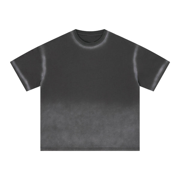 Bold Gradient Fade Oversized Design T-Shirt