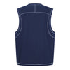 Contrast Stitching Sleeveless Crew Neck Casual Sport Tee