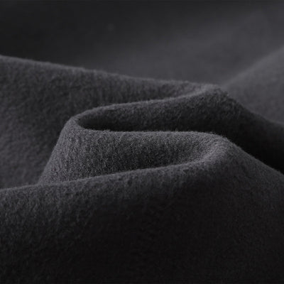 Unisex Full-Zip Fleece Layered Hood Hoodie