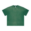 Acid Wash Distressed Hem T Shirt 7.5oz-INNBLAC