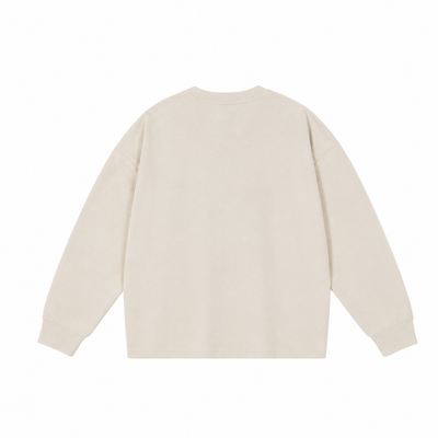 Vintage Washed Drop Shoulder Long Sleeve Shirt
