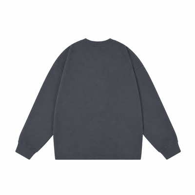 Vintage Washed Drop Shoulder Long Sleeve Shirt