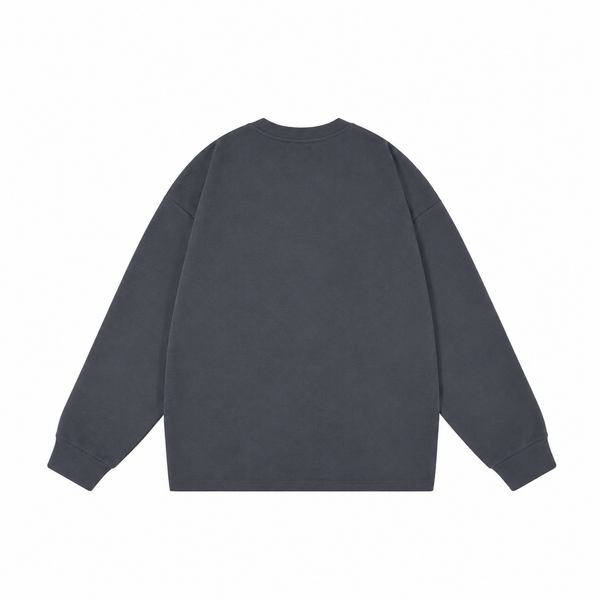 Vintage Washed Drop Shoulder Long Sleeve Shirt