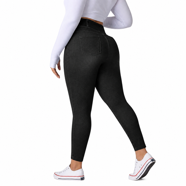 High Waist Tummy Control Slimming Stretch Plus Size Women¡¯s Jeans