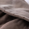 Front-Zip Raw Edge Ripped Hoodie