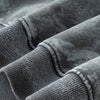 Distressed Edge Painted Graphic Washed Hoodie