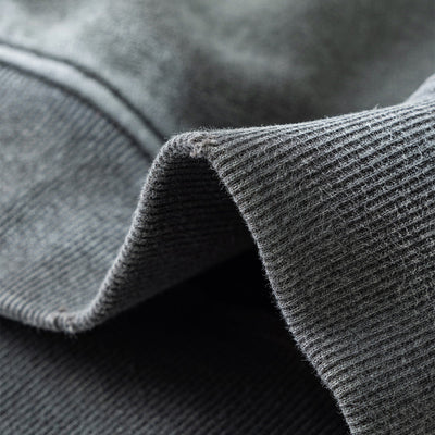 Distressed Edge Painted Graphic Washed Hoodie