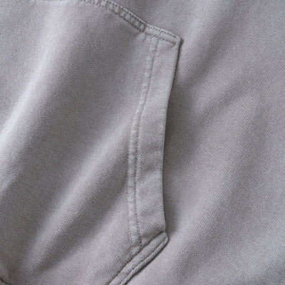 Two-Layer Sleeve Acid Washed Cotton Hoodie