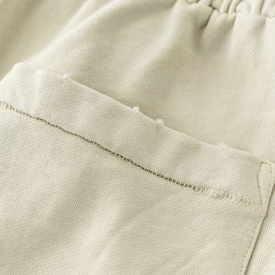 Vintage Wash Destructive Shorts