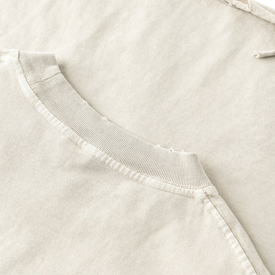 Washed Distressed Heavyweight T Shirt 310gsm