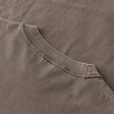Vintage Wash Reverse Destructive T Shirt 275gsm