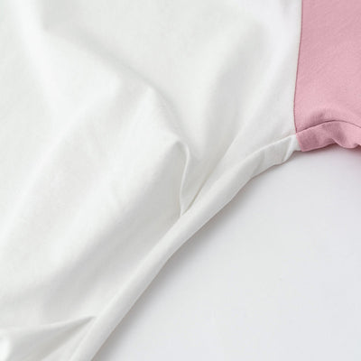 Raglan Cotton Pleated-Waist Tee 150gsm