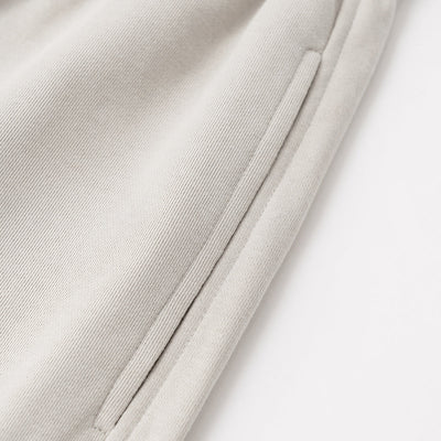 Solid Color Loose Fit Trousers