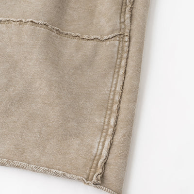 Raw Edge Patchwork Shorts