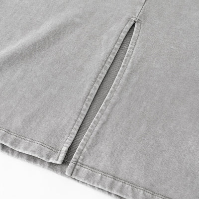 Stone Wash A-Line Maxi Skirt