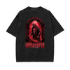 Heavyweight Washed Skull Graphic Tee-INNBLAC