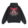 Punk Skull Graphic Zipper Hoodie
