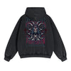 Punk Skull Graphic Zipper Hoodie