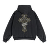 Gothic Skeleton Back Print Hoodie