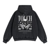 Gothic Skeleton Back Print Hoodie
