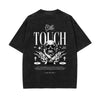 Gothic Skeleton Back Print T Shirt-INNBLAC