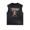 Cupid Sniper Graphic Sleeveless Tee