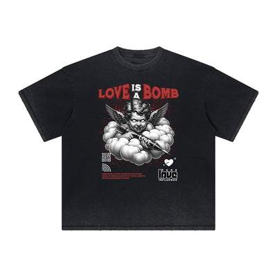 Heavyweight Cupid Sniper Graphic Tee