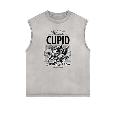 Cupid Sniper Graphic Tank Top