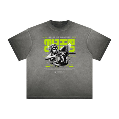 Faded Cupid Sniper Pattern Tee