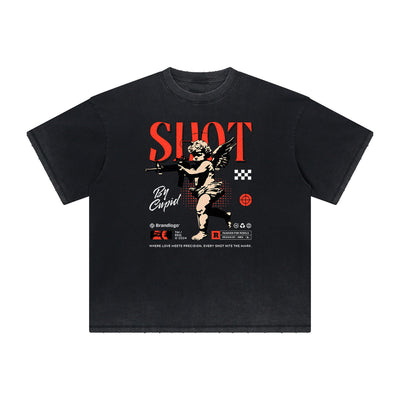 Heavyweight Cupid Sniper Graphic Tee