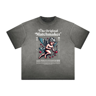 Heavyweight Cupid Sniper Streetwear Graphic Tee