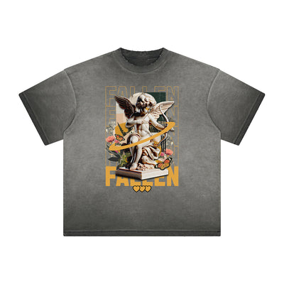 Heavyweight Cupid Sniper Streetwear Graphic Tee
