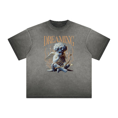 Heavyweight Cupid Sniper Streetwear Graphic Tee