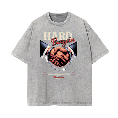 Stone Wash Streetwear Pattern Tee