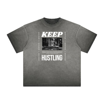 Heavyweight Street Art Abstract Graphic Tee