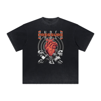 Heavyweight Street Style Abstract Graphic Tee