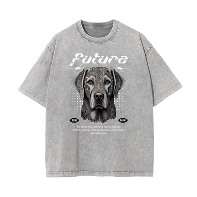 Washed Streetwear Aesthetic Graphic Tee