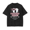 Stone Wash Streetwear Pattern T Shirt