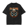 Stone Wash Streetwear Pattern T Shirt