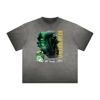 Heavyweight Edgy Street Style Graphic Tee