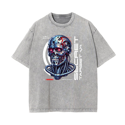 Rebellious Streetwear Pattern T Shirt
