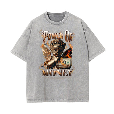 Washed Cute Cupid Graphic Tee