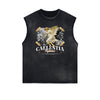 Faded Vintage Cupid Graphic Tank Top