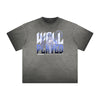 Distressed Y2K Anime Streetwear Pattern Tee