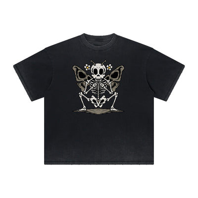 Heavyweight Butterfly Graphic T Shirt