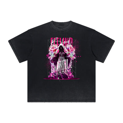 Heavyweight Celestial & Angel Pattern Tee