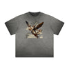 Distressed Celestial & Angel Graphic Tee