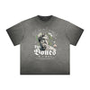 Distressed Celestial & Angel Graphic Tee
