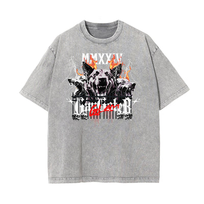 Washed Rebel Soul Gangsta Graphic Tee