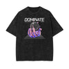 Washed Chrome Y2K Streetwear Graphic Tee